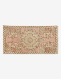 Vintage Turkish Mini Rug No. 178, 2'9" X 1'5"