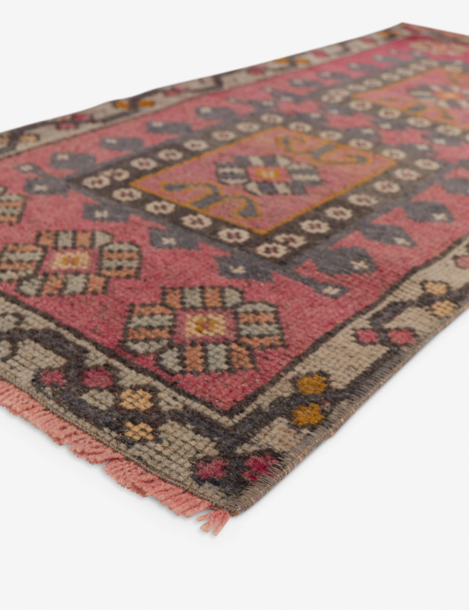 Vintage Turkish Mini Rug No. 186, 1'5" X 3'4" - Image 2