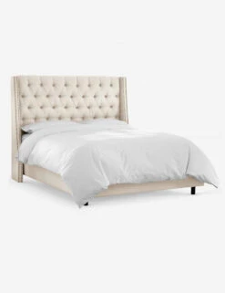 Admina Bed -Chic Furniture Sale admina linen tufted bed talc 1564991625 2