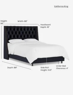 Admina Bed -Chic Furniture Sale admina bed navy cal king