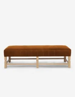 Ambleside Bench By Ginny Macdonald -Chic Furniture Sale ambleside bench velvet cognac 4 e15a5c85 a0a3 4928 8564 cffcba36b237