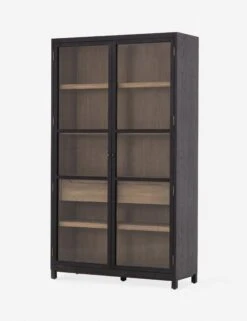 Carly Curio Cabinet -Chic Furniture Sale carly cabinet black