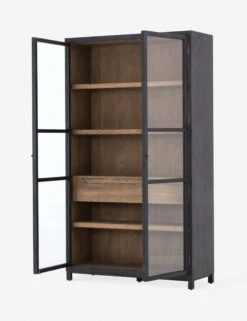Carly Curio Cabinet -Chic Furniture Sale carly cabinet black 4