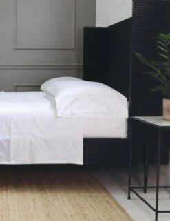 Classico Hemstitch Cotton Sateen Sheet Set By Pom Pom At Home -Chic Furniture Sale classicowhitesheetsetcopy 1