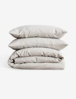 European Flax Linen Duvet Set By Cultiver -Chic Furniture Sale cultiver linen bedding smoke grey duvet set 1 1 605d7795 a831 4ca6 b231 01c2023bbccb