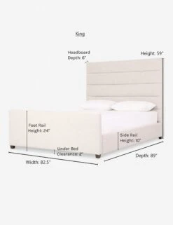 Delicia Platform Bed -Chic Furniture Sale delicia platform bed king 1