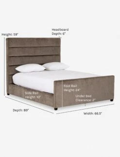 Delicia Platform Bed -Chic Furniture Sale delicia platform bed sage velvet