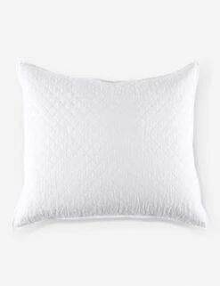 Hampton Quilted Sham By Pom Pom At Home -Chic Furniture Sale hampton white euro