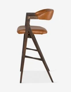 Sandia Leather Bar Stool, Natural -Chic Furniture Sale hgsr741 s