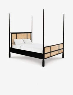 Kaira Poster Bed -Chic Furniture Sale kaira bed black 1 1