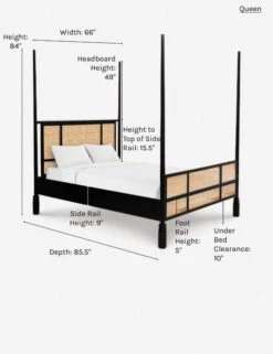 Kaira Poster Bed -Chic Furniture Sale kaira poster bed queen 1 1