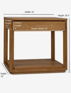 Lailah Nightstand -Chic Furniture Sale lailah side table 7