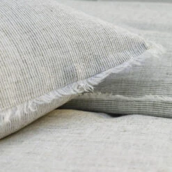 Logan Linen Pillow By Pom Pom At Home -Chic Furniture Sale logan olive close up 1 c50f2577 c301 4740 8041 85bf3a8fd39e