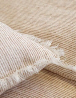 Logan Linen Pillow By Pom Pom At Home -Chic Furniture Sale logan terra cotta close up 5 900x 2 766702bd a622 43ac b2b0 7c3426a42fa5