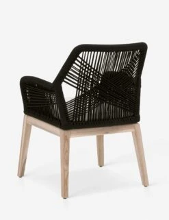 London Indoor / Outdoor Dining Arm Chair 24 London Indoor / Outdoor Dining Arm Chair -Chic Furniture Sale loom outdoor arm chair black gray teak 1 04