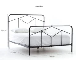 Maddie Bed -Chic Furniture Sale maddiequeendimensions 1