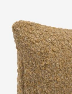 Manon Linen Bouclé Pillow -Chic Furniture Sale manon belgian linen boucle mustard detail be0041d7 6ffc 4caa a4f0 6ef5b443c4d9