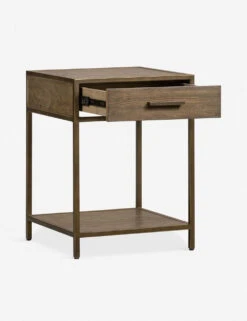 Mariam Nightstand -Chic Furniture Sale mariam nightstand dark hazel 6 1 1