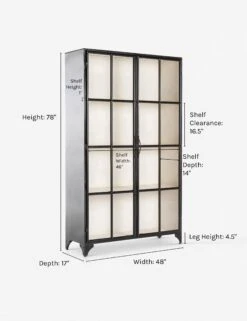 Marjorie Curio Cabinet -Chic Furniture Sale marjorie curio cabinet