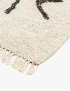 Moroccan Flatweave Rug, Black And Natural By Sarah Sherman Samuel -Chic Furniture Sale moroccan flatweave black white 693 1 254a43c0 7723 4f99 b0cf 65630b93633b