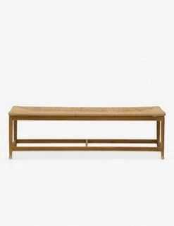 Morris & Co. Kelmscott Rush Indoor / Outdoor Bench -Chic Furniture Sale morris co auberon rush bench natural 7cfb704a 9aee 4128 8495 089b4c600972