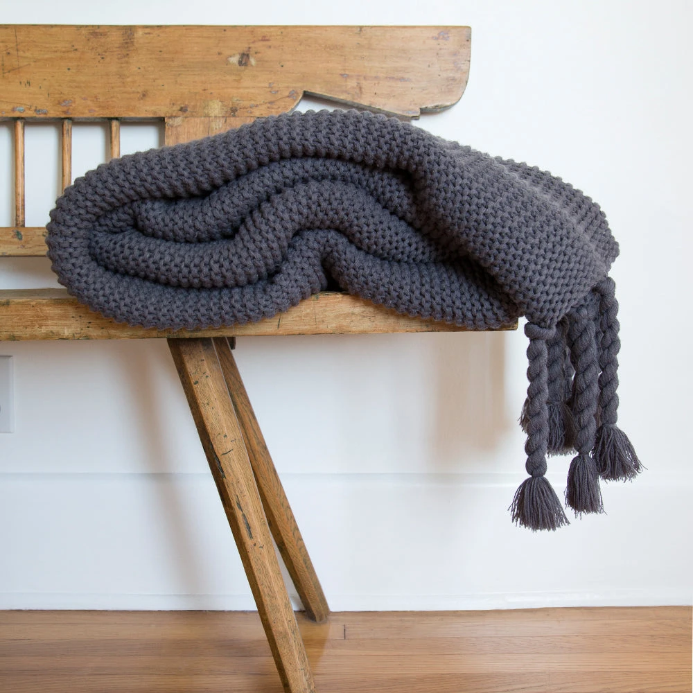 Trestles Chunky Knit Throw By Pom Pom At Home 4 Trestles Chunky Knit Throw By Pom Pom At Home - Image 4
