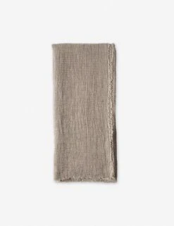 Venice Waffle Weave Throw By Pom Pom At Home -Chic Furniture Sale pom pom at home venice throw taupe 1