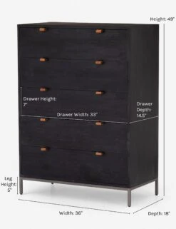 Rosamonde 5-Drawer Dresser -Chic Furniture Sale rosamonde 5 drawer dresser 73e98279 fd30 4243 b13d a611f6dc8ab6