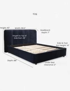 Zien Bed -Chic Furniture Sale zien mustard king dims